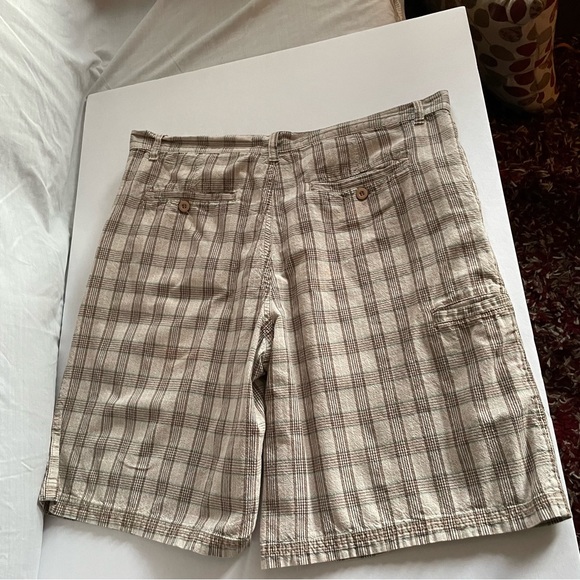 AIRWALK Men’s Plaid Cotton Golf Shorts Sz 36 - Picture 2 of 8